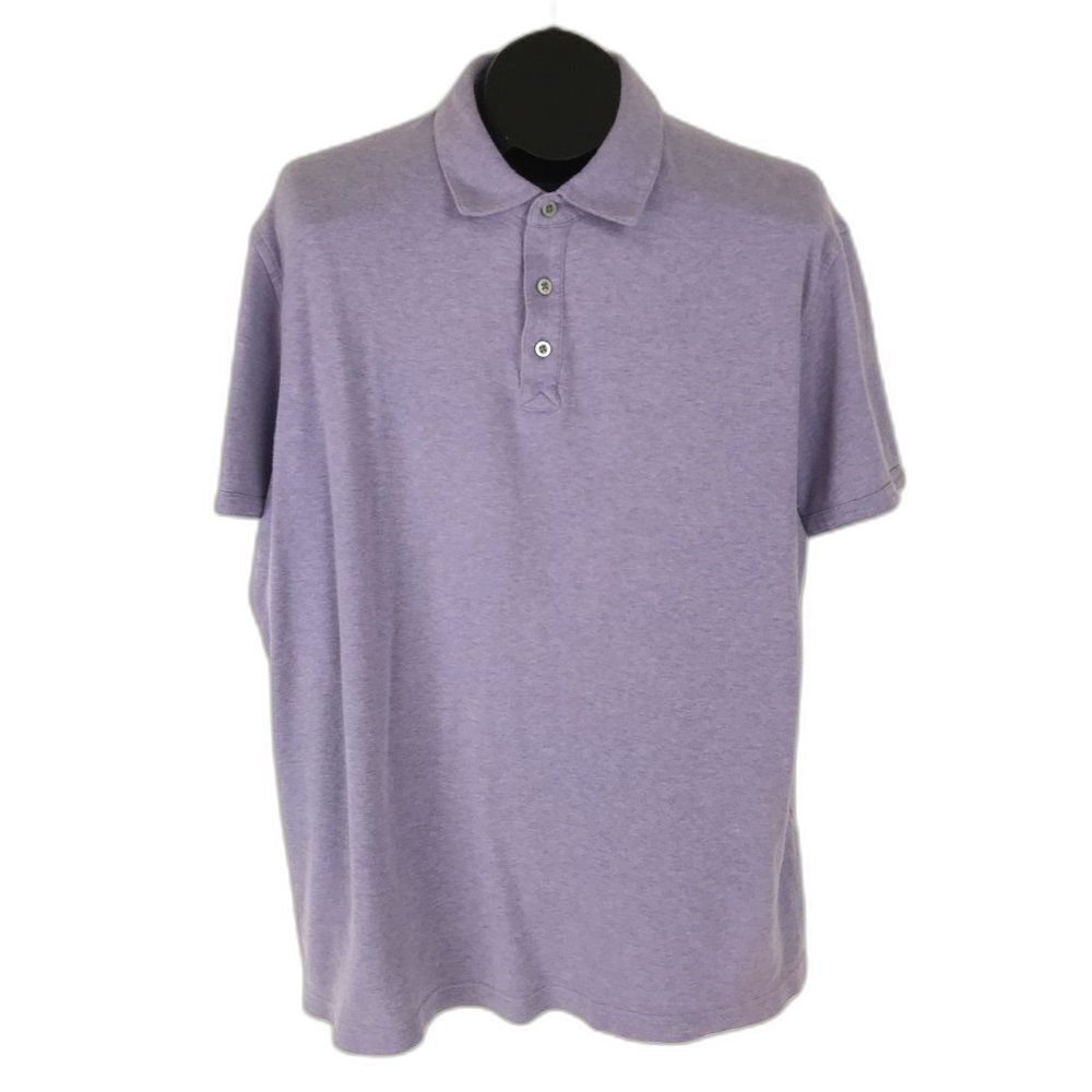 Made Cam Newton Polo Shirt Men's XL Purple Short Sleeve Cotton Casual Knit